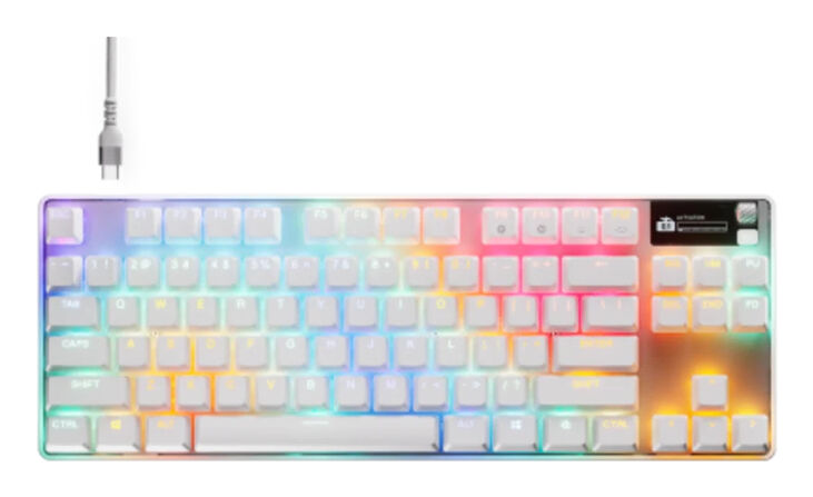 Teclado SteelSeries Apex Pro TKL Gen 3 RGB (US) Branco image number 1