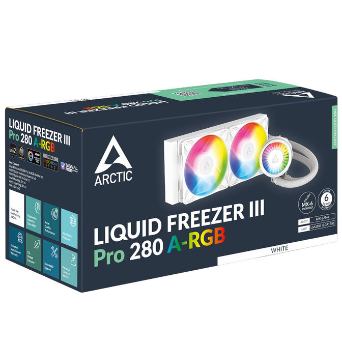 Kit Refrigeraci&oacute;n L&iacute;quida Arctic Liquid Freezer III PRO White - 280mm image number 5