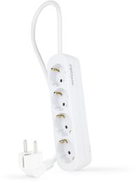 Regleta NanoCable 4 Tomas 1.4 M Blanco