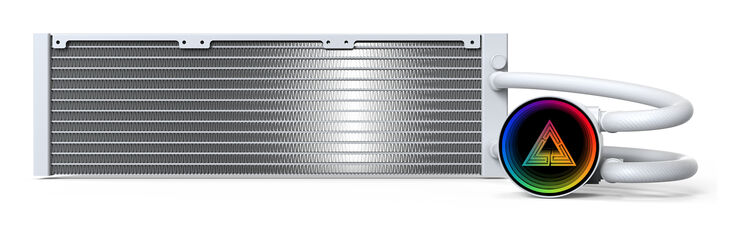 Water Cooler CPU Montech LightFlow ARGB 360mm Blanco image number 3