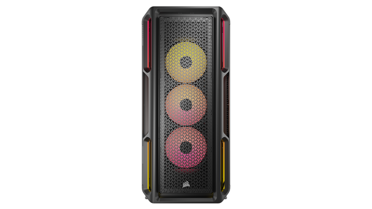 Torre E-ATX Corsair 5000T LX ARGB Negro Cristal Templado image number 5