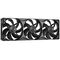 Ventilador Corsair RS360 II Unified Frame PWM Negra 120mm Triplo Ventilador 120mm (360mm)
