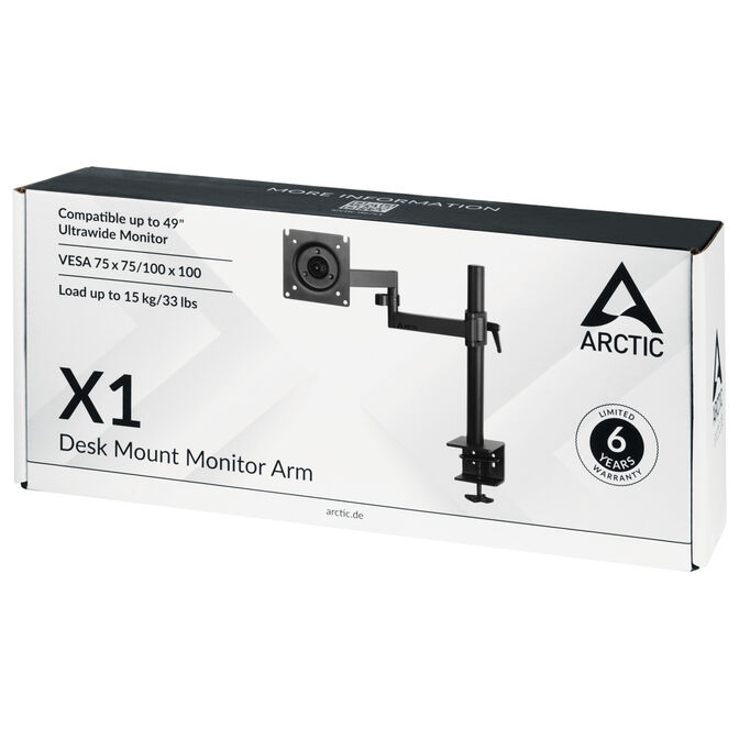 Soporte de Mesa Arctic X1 com Brazo - Max 10Kg image number 5