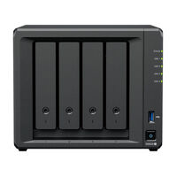 NAS Synology Disk Station DS925+ - 4 Baías - CPU 4-Core AMD Ryzen V1500B - 4GB RAM