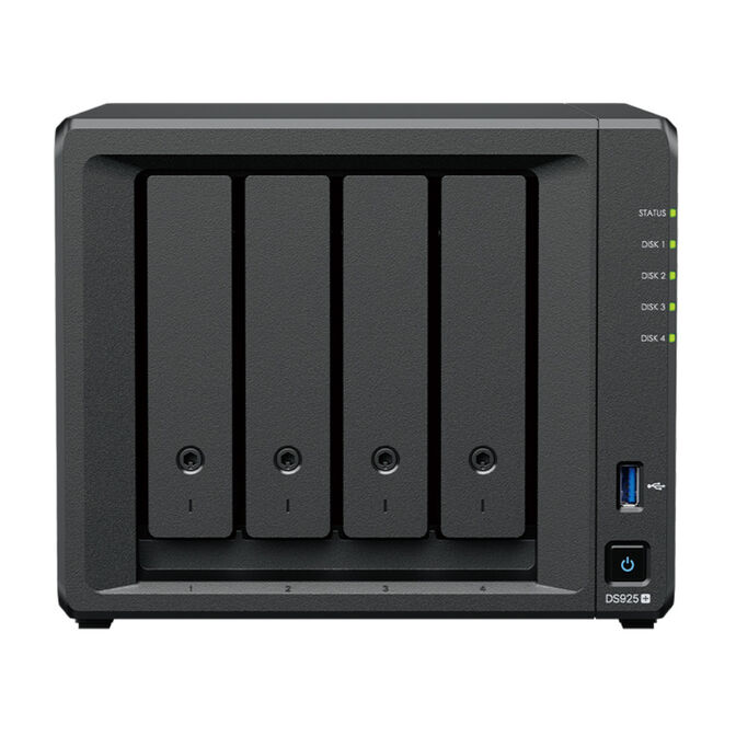 NAS Synology Disk Station DS925+ - 4 Ba&iacute;as - CPU 4-Core AMD Ryzen V1500B - 4GB RAM image number 0