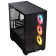 Torre Micro-ATX Corsair 2800X RS-R ARGB Negro Cristal Templado image number null