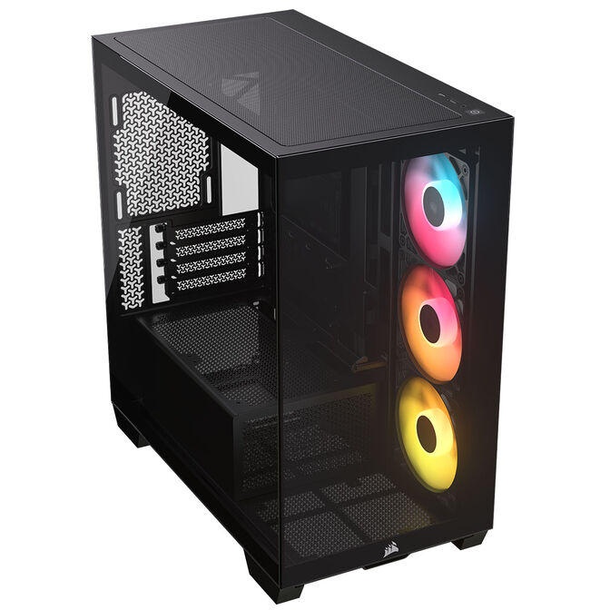 Torre Micro-ATX Corsair 2800X RS-R ARGB Negro Cristal Templado image number 1