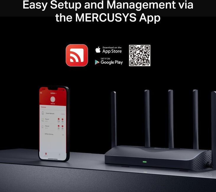 Router Mercusys MR47BE BE9300 Tri-Band WiFi 7 image number 7
