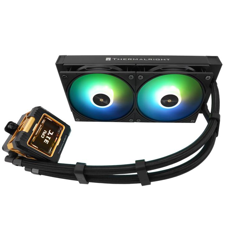 Kit Refrigeración Líquida Thermalright Frozen Warframe ARGB Negro - 240mm image number 1