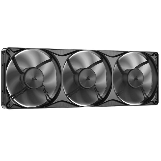 Ventilador Corsair RS360 II Unified Frame PWM Negra 120mm Triplo Ventilador 120mm (360mm) image number 1
