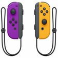 Mando Nintendo Joy-Con (set Izq/Der) Morado Ne&oacute;n / Naranja Ne&oacute;n image number null