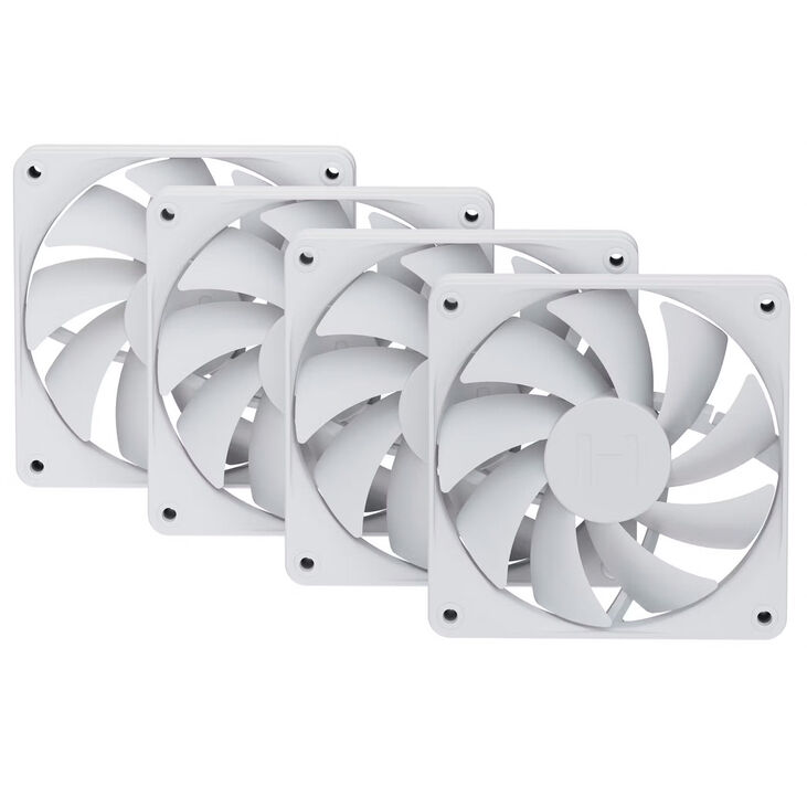Ventilador Hyte FA12 PWM Blanco Pack 4 - 120mm image number 0