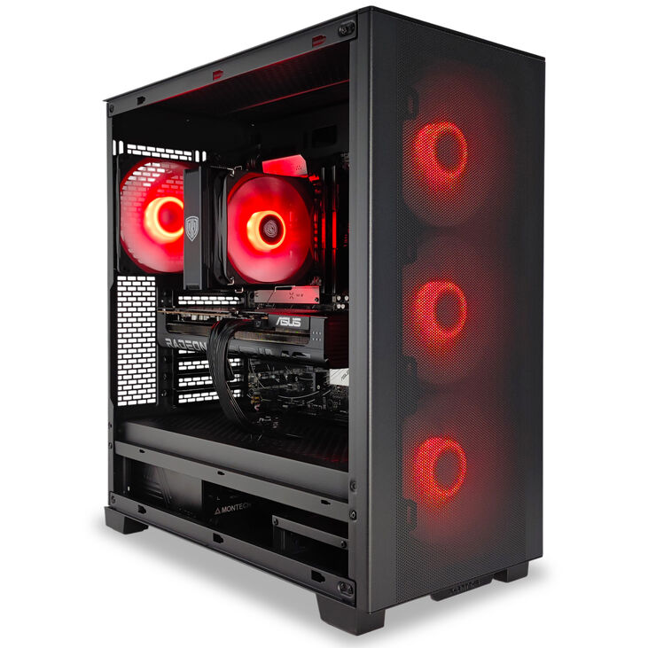 Ordenador Mach 5R Gamer-PC Ryzen 5 7600X3D 32GB DDR5 2TB RX 9070 XT WiFi W11 image number 1