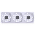 Ventilador Jonsbo ZB-360 RGB de Marco &Uacute;nico de Flujo Invertido Blancos &ndash; Triple Ventilador 120mm (360mm) image number null