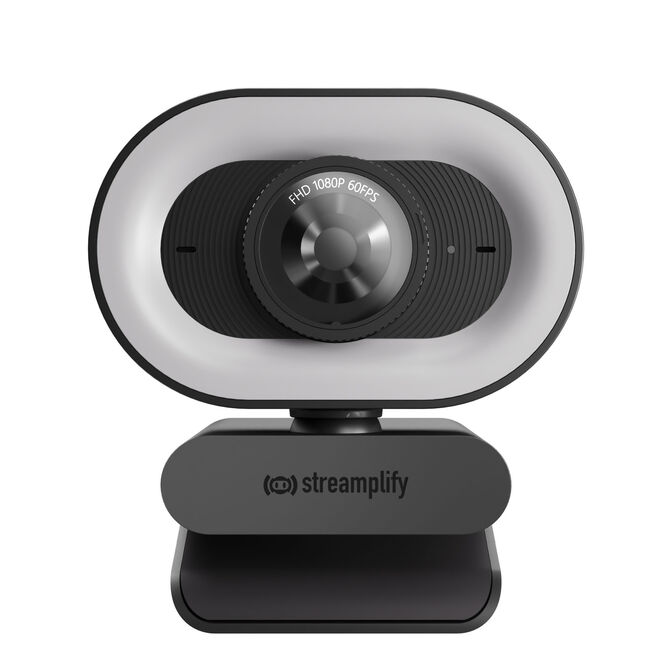 Webcam Streamplify CAM Plus FullHD 60fps con Aro de Luz - Preto image number 3