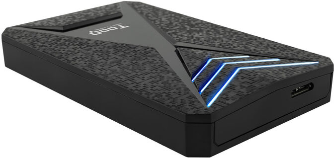 Caja Externa HDD Gaming Tooq 2.5" SATA (9,5mm) - USB 3.0 / 3.1 Gen 1 Negro LED Azul image number 1