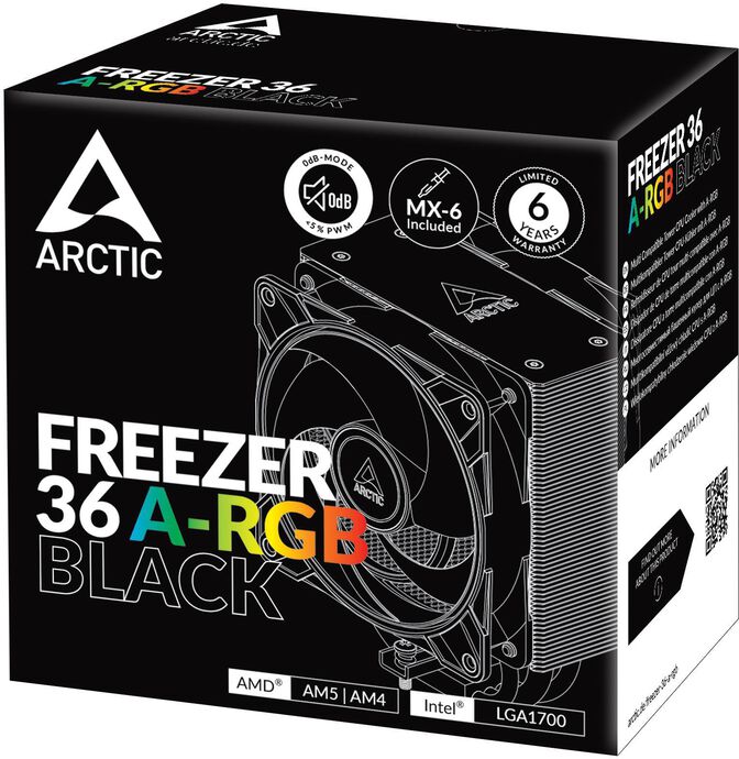 Ventilador CPU Arctic Freezer 36 ARGB Black - 120mm image number 8