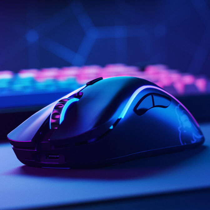 Rat&oacute;n Gaming Glorious Model D Wireless Negro image number 5