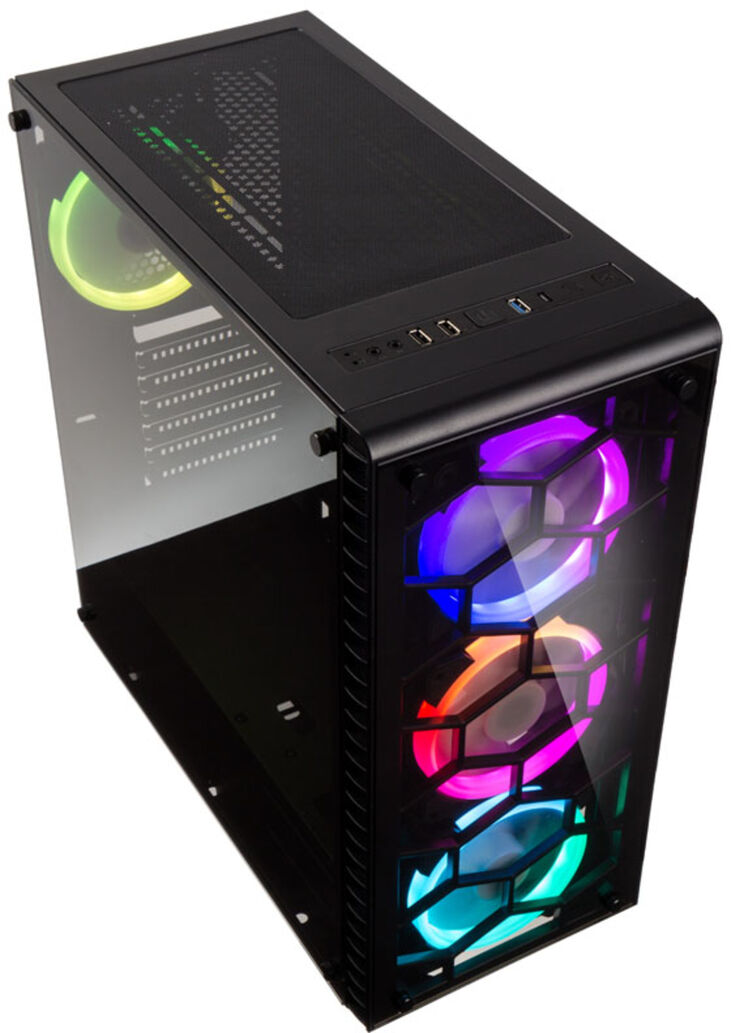 Caja E-ATX Kolink Observatory RGB Vidrio Templado Negro image number 1