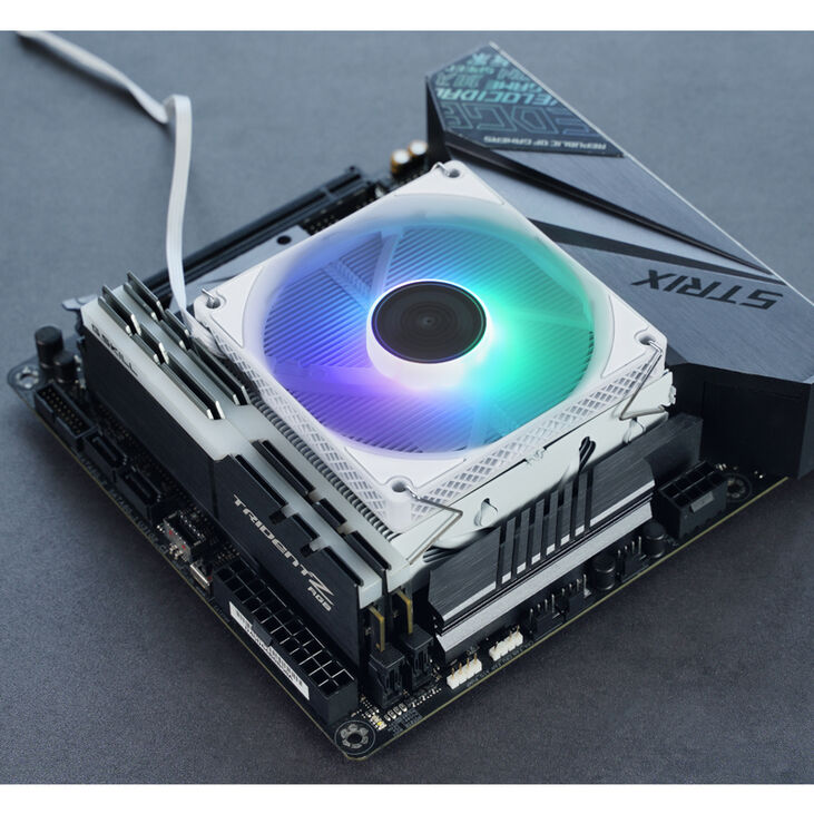 Ventilador CPU Jonsbo HX4170D Blanco ARGB - 92mm image number 2