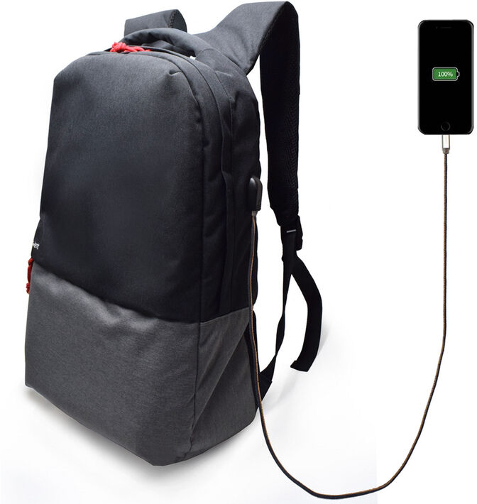 Mochila Ewent EW2529 Urban Notebook Backpack 17.3" Preta c/ Outlet USB image number 0