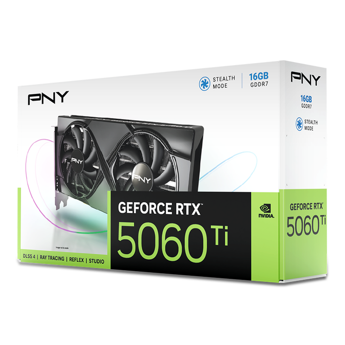 Tarjeta Gr&aacute;fica PNY GeForce&reg; RTX 5060 Ti Dual Fan 16GB GDDR7 DLSS4 image number 1