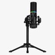 Micr&oacute;fono Streamplify MIC RGB Tripod - Negro image number null