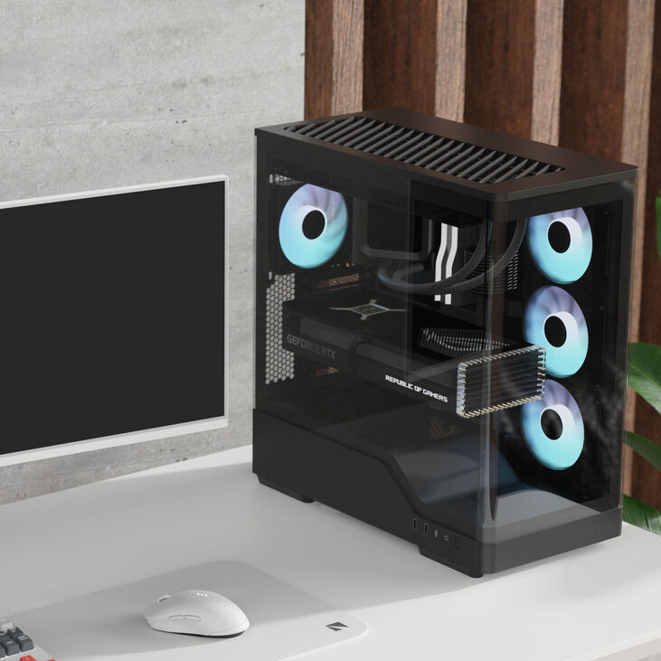 Caja Aerocool P500A Mid-Tower Negro image number 2