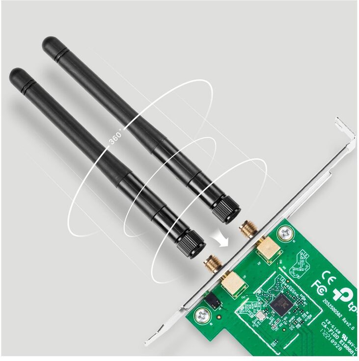 Tarjeta de Red TP-Link PCI Express TL-WN881ND Wi-Fi N300 image number 3