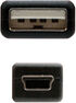 Cable USB 2.0 Nanocable USB-A/M para Mini USB-B/M 1.8 M Negro image number null