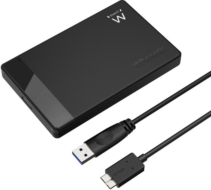 Caja Externa 2.5" Ewent EW7049 USB 3.2 Gen 1 (USB 3.0) SATA HDD/SSD Negra image number 0