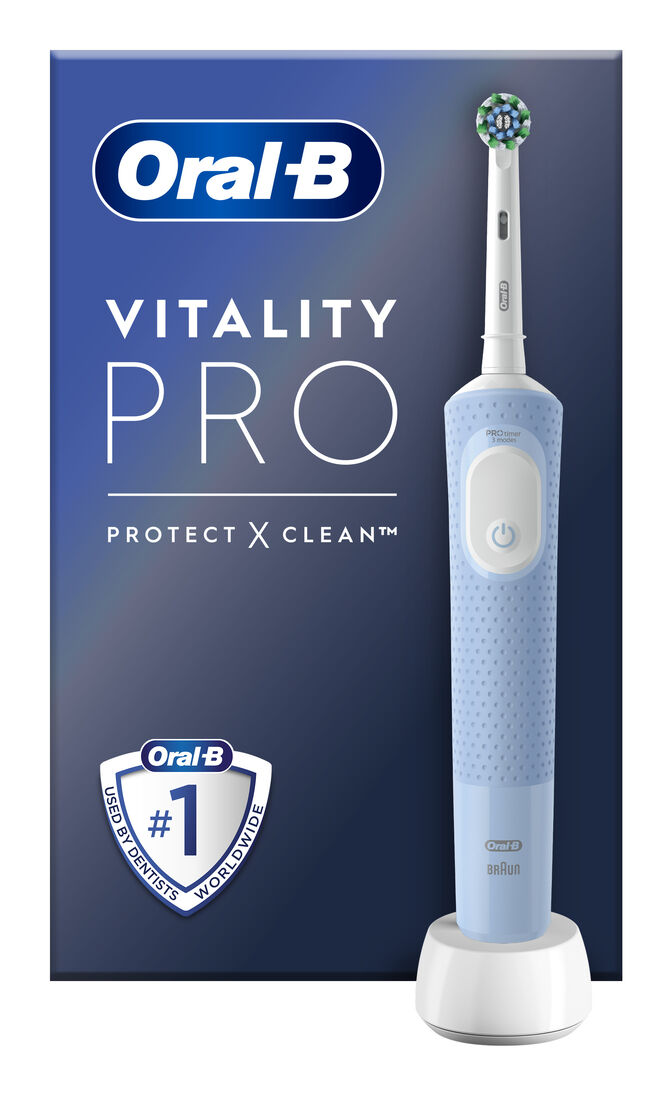 Cepillo de Dientes El&eacute;ctrico Oral-B Vitality Pro D103 Azul image number 1