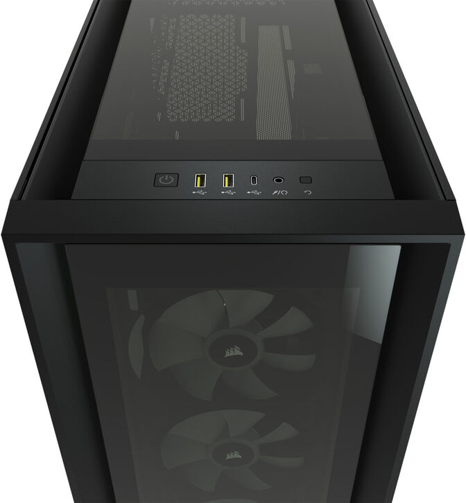 Corsair iCUE 5000X RGB Midi Tower Negro image number 9