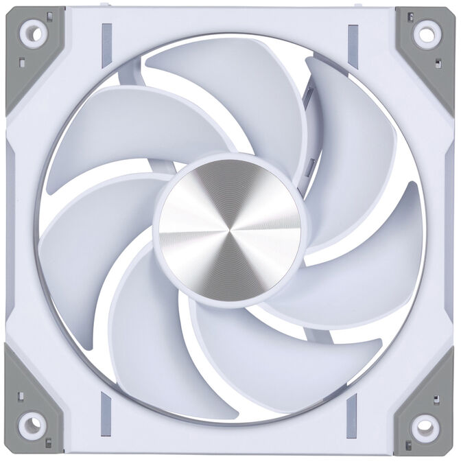 Ventilador Phanteks D30 PWM reverse Airflow D-RGB Blanco Pack 3 - 120mm image number 2