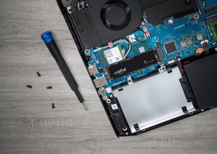 SSD Crucial P3 1TB 3D M.2 NVMe 2280 (3500/3000MB/s) image number 1