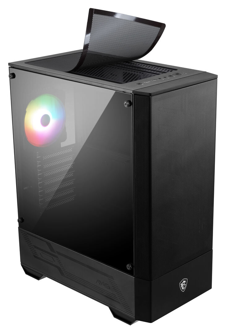Torre ATX MSI MAG Forge 112R Cristal Templado Negro image number 2