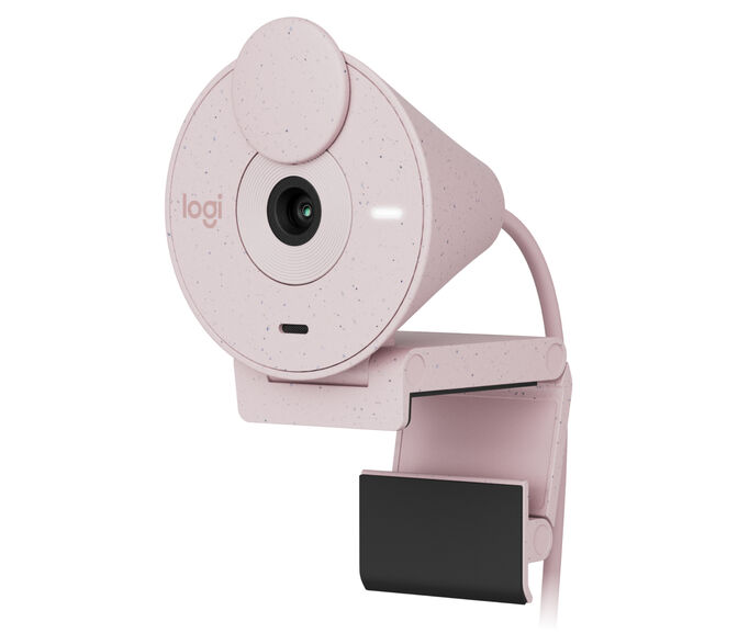 Webcam Logitech Brio 300 Full HD 1080p USB Type-C Rosa image number 1
