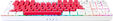** B Grade ** Teclado Mec&aacute;nico GAMIAC TKL RGB90G Kailh Blue Branco/Rosa (PT) image number null