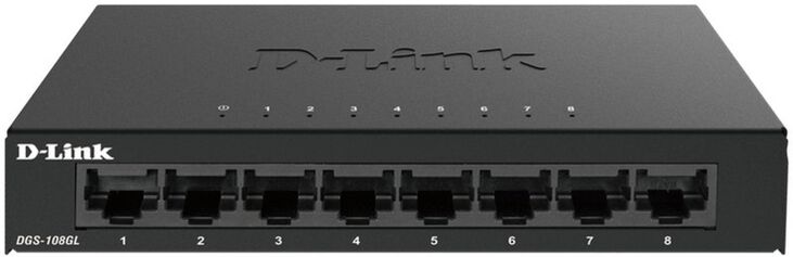 Switch D-Link DGS-108L 8 Portas Gigabit Unmanaged image number 0