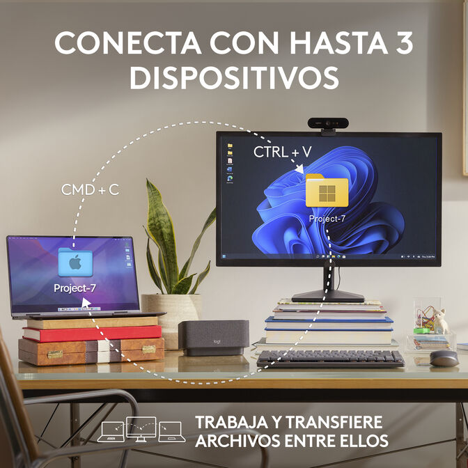 Rat&oacute;n Logitech MX Anywhere 3S Wireless Rosa image number 8