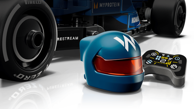 LEGO Speed Champions: Coche de Carreras Williams Racing FW46 F1, 263 Piezas (77249) image number 5