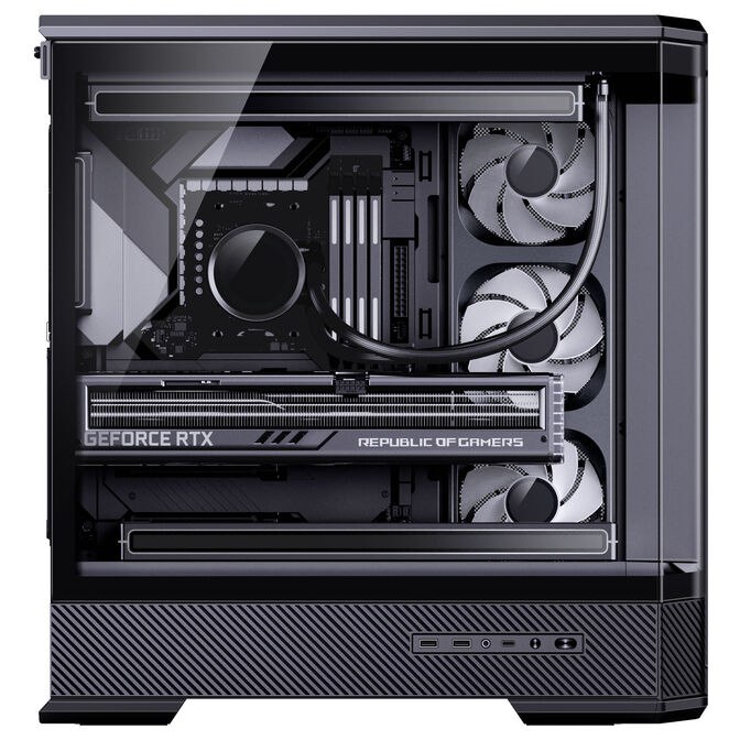 Caja ATX Jonsbo D400 Vidrio Templado Negro image number 11