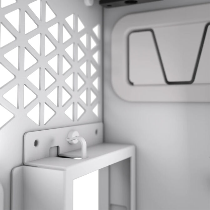 Torre ATX Corsair iCue LINK 6500X Blanco Cristal Templado image number 3