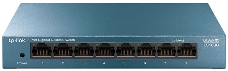 Switch TP-Link LS108G 8 Portas Gigabit Litewave Metal image number 0