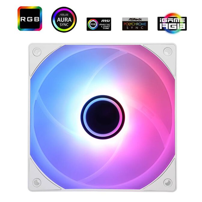 Ventilador Thermalright TL-C12W-S V3 ARGB PWM Blanco 120mm image number 0