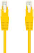 Cable de Red NanoCable RJ45 CAT.6 UTP AWG24 0.5 Amarillo image number null