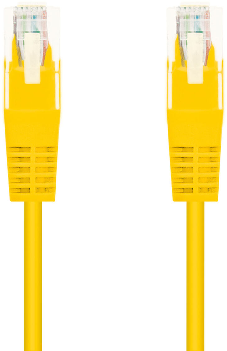 Cable de Red NanoCable RJ45 CAT.6 UTP AWG24 0.5 Amarillo image number 0