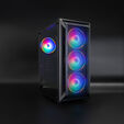 Caja ATX Tooq RAGNAROK Mesh RGB c/ Cristal Templado Negra image number null