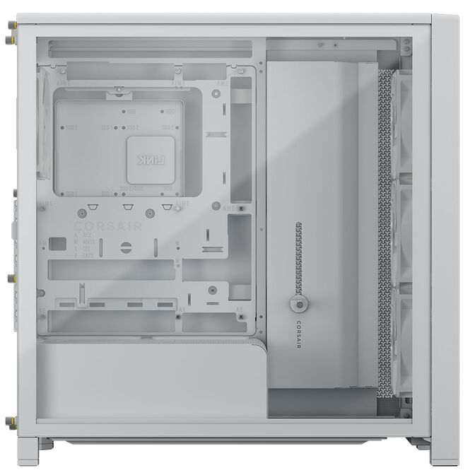Torre E-ATX Corsair 4000D RS Wood White Oak Cristal Templado image number 1