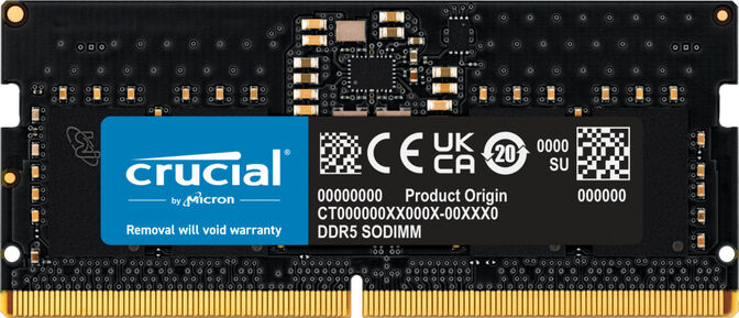 Crucial SO-DIMM 8GB DDR5 4800MHz CL40 image number 0